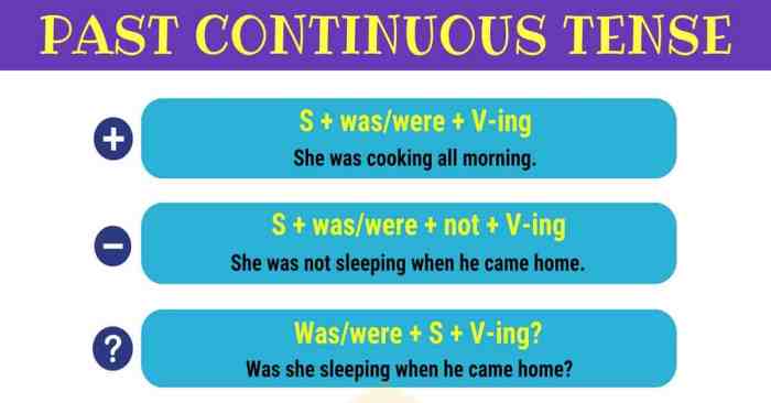 Pengertian simple past continuous tense dalam bahasa inggris