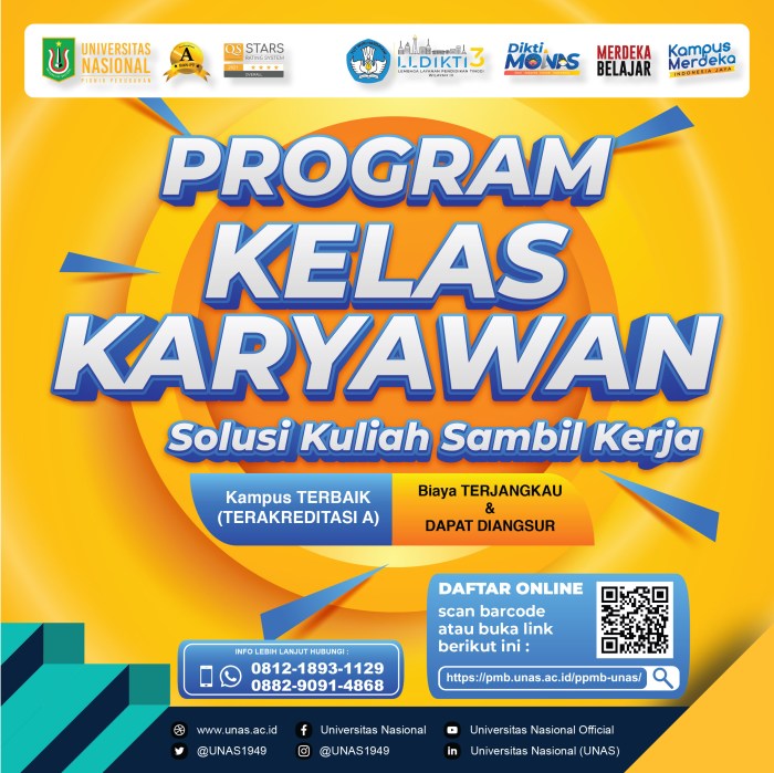 Universitas kelas karyawan sabtu minggu