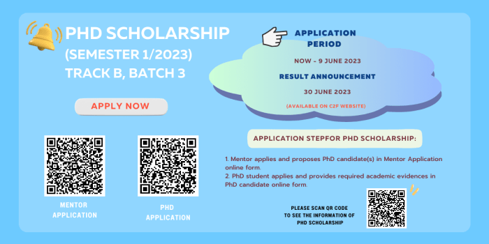 Phd research scholarship searca s3 1