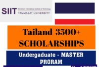 Efs foreign bachelor excellent scholarship sirindhorn technology students international degree siit thailand institute study opportunities programs fund offers