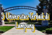 Universitas yang ada di lampung beserta jurusannya