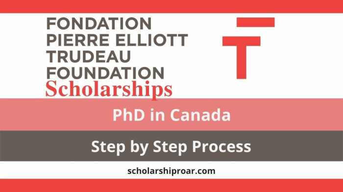 Trudeau doctoral scholarships nondegree 1