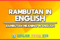 Rambu dalam bahasa inggris