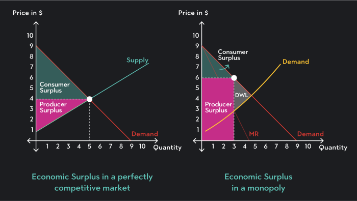 Surplus total calculate consumer producer if