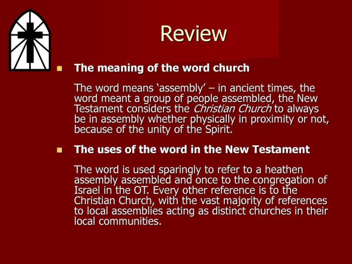 Church definition bible