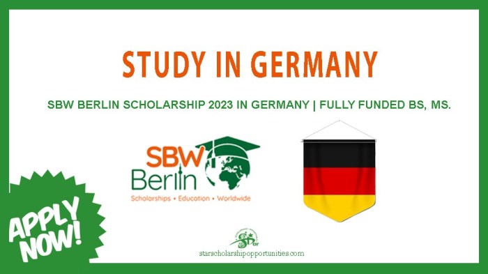 Sbw berlin scholarship jerman s2 2