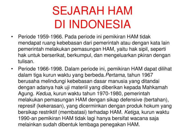 Sejarah masuknya ham ke indonesia