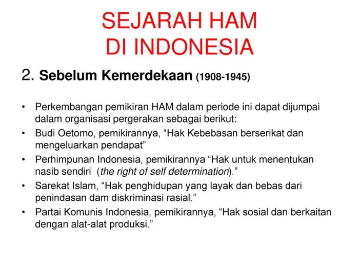 Sejarah masuknya ham ke indonesia