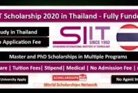 Beasiswa s2 dan s3 di sirindhorn international institute of technology thailand