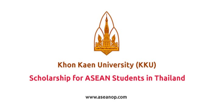 Beasiswa s2 dan s3 di khon kaen university thailand