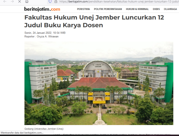 Fakultas hukum universitas jember