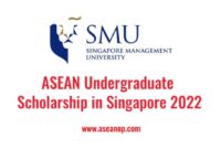 Singapore management university asean undergraduate scholarship s1 1