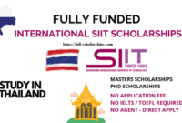 Sirindhorn international institute of technology graduate scholarship program for excellent foreign students efs s2 1