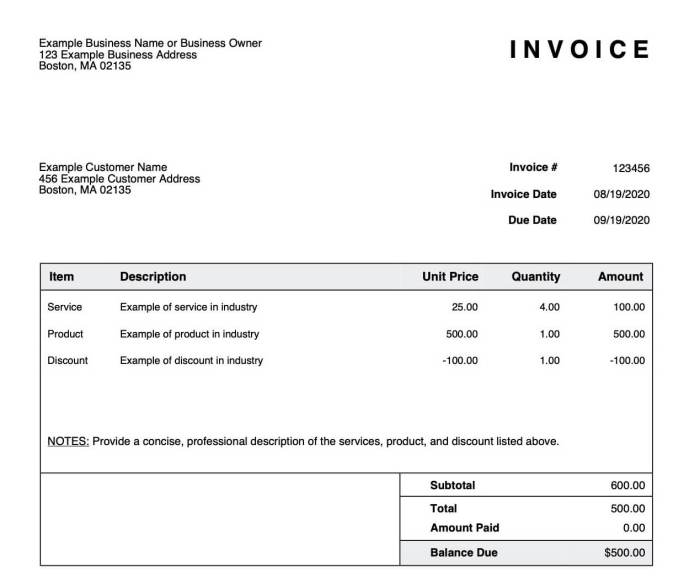 Cara menghitung invoice