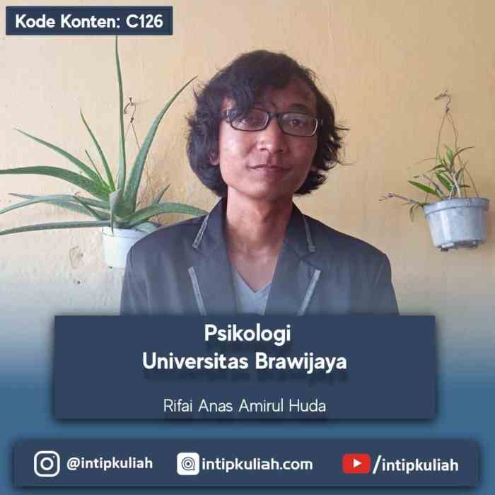 Universitas brawijaya jurusan psikologi