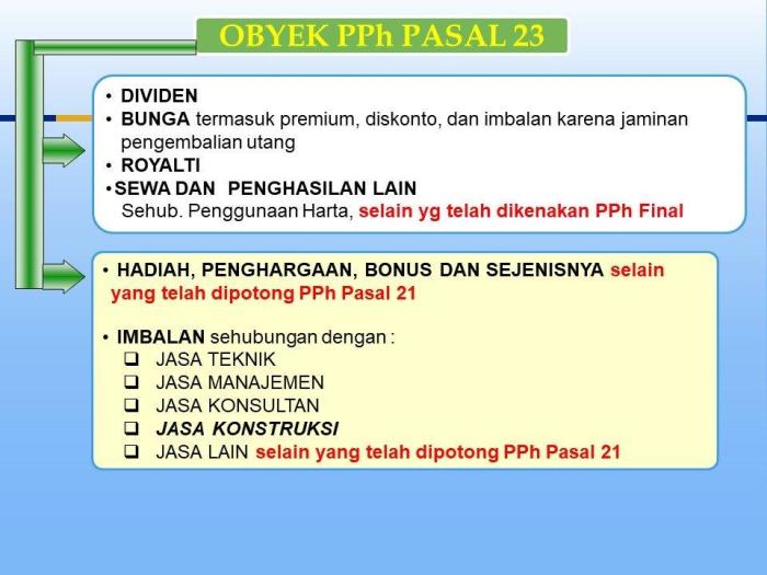 Cara menghitung pph pasal 23