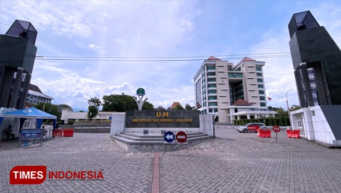 Rektorat graha malang universitas negeri kampus akreditasi kuliah paksa pandemi luring mahasiswa selama akan kemahasiswaan peringkat jurusan nusantarapos