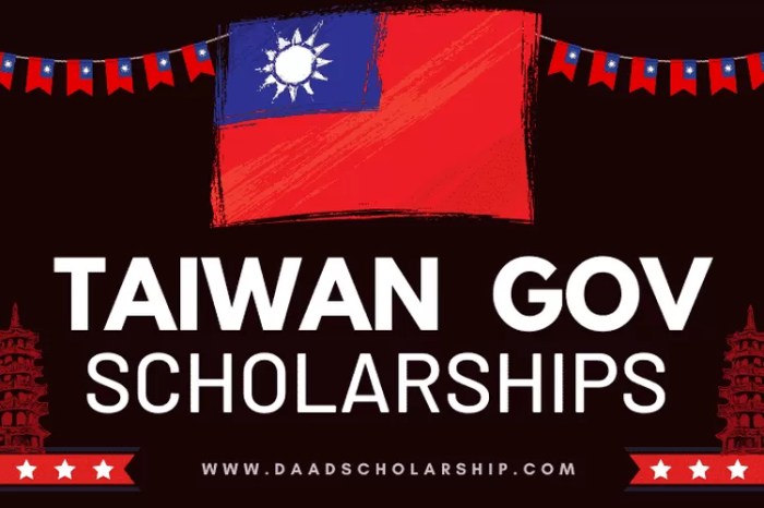 Beasiswa s1 di tcust taiwan