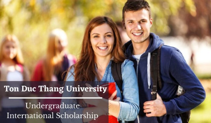 Ton duc thang university undergraduate scholarships s1 2