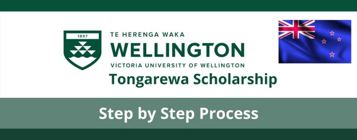 Tongarewa scholarship victoria university of wellington s2 2