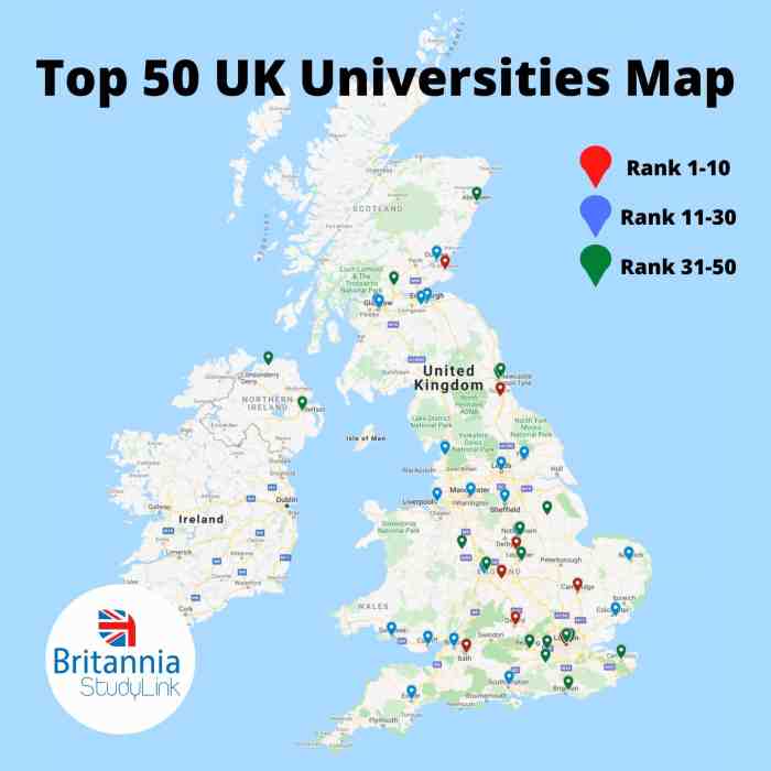 Daftar universitas terbaik di inggris