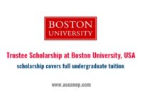 Boston university trustee scholarship s1 1