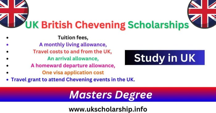 Chevening scholarships