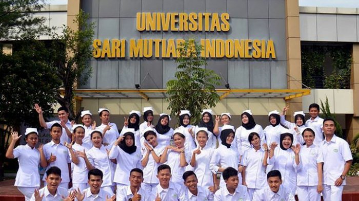 Logo universitas sari mutiara indonesia