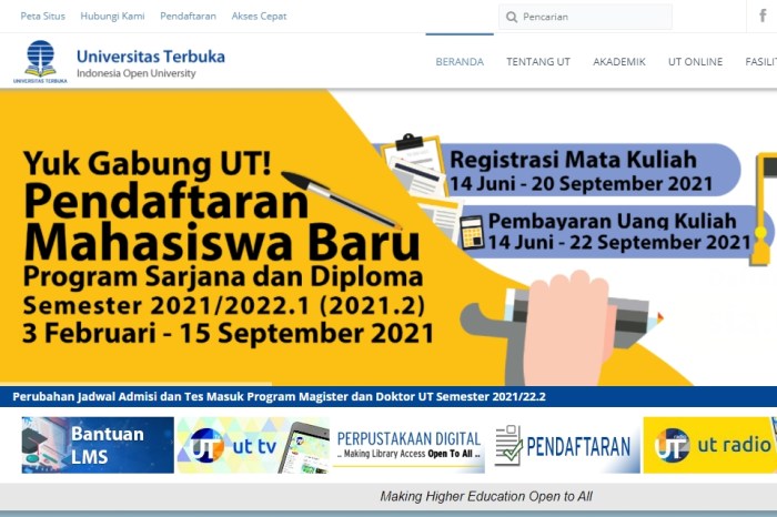 Beasiswa s2 universitas terbuka