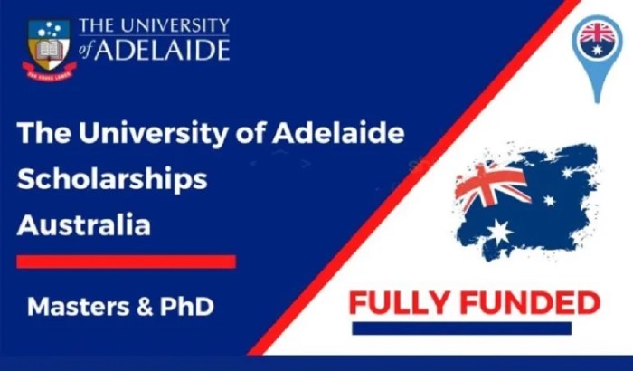 University of adelaide research scholarships uars international students s2 s3 2