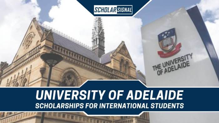 Adelaide scholarships