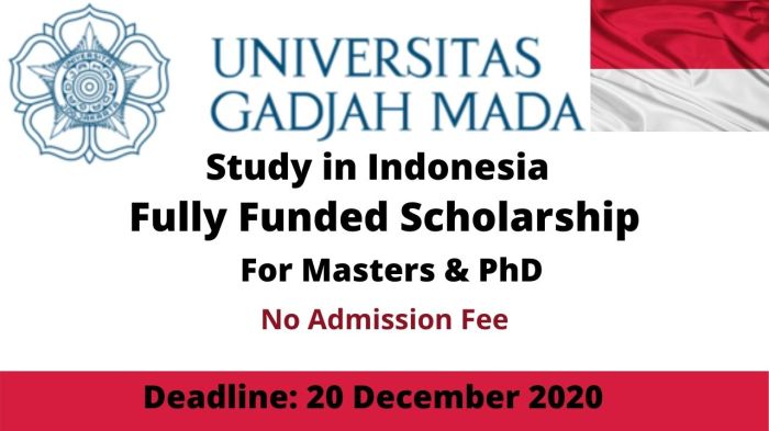 Beasiswa s2 di universitas gadjah mada ugm