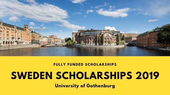 Beasiswa s2 di university of gothenburg swedia