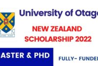 The university of otago doctoral scholarship s3 1