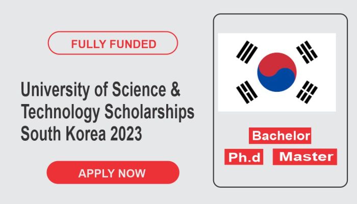 University of science and technology scholarship s3 1