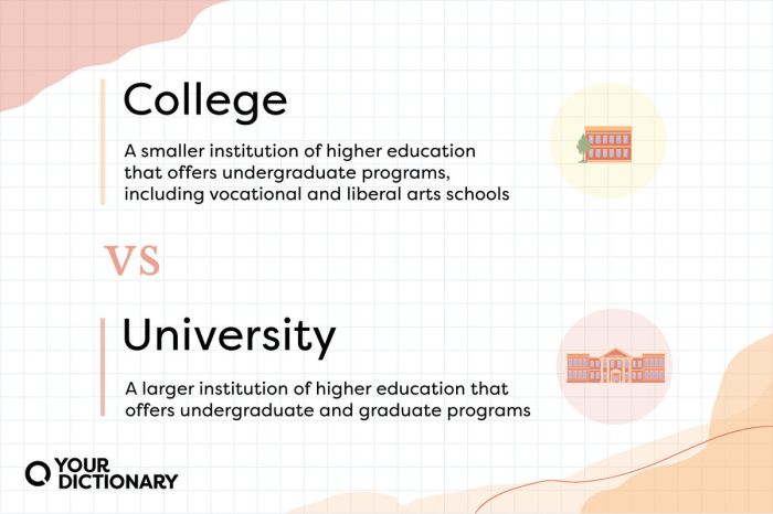 Perbedaan perguruan tinggi dan universitas