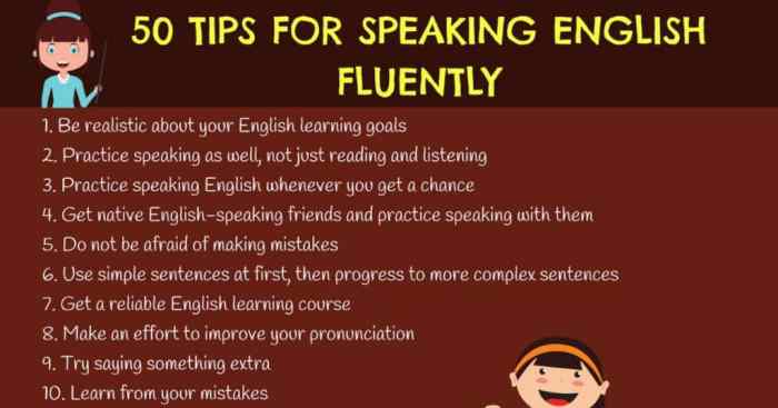 English speak tips speaking improve fluently fluency esl skill