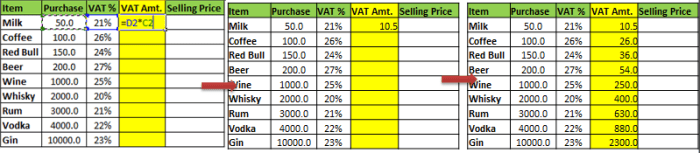 Cara menghitung ppn di excel