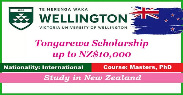 Tongarewa scholarship victoria university of wellington s2 3