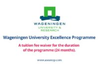 Wageningen university scholarship september s2 1