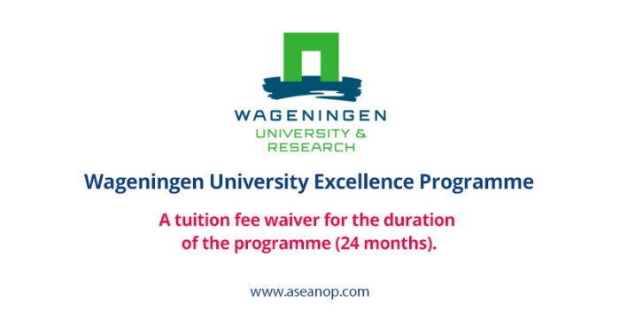 Wageningen university scholarship september s2 1