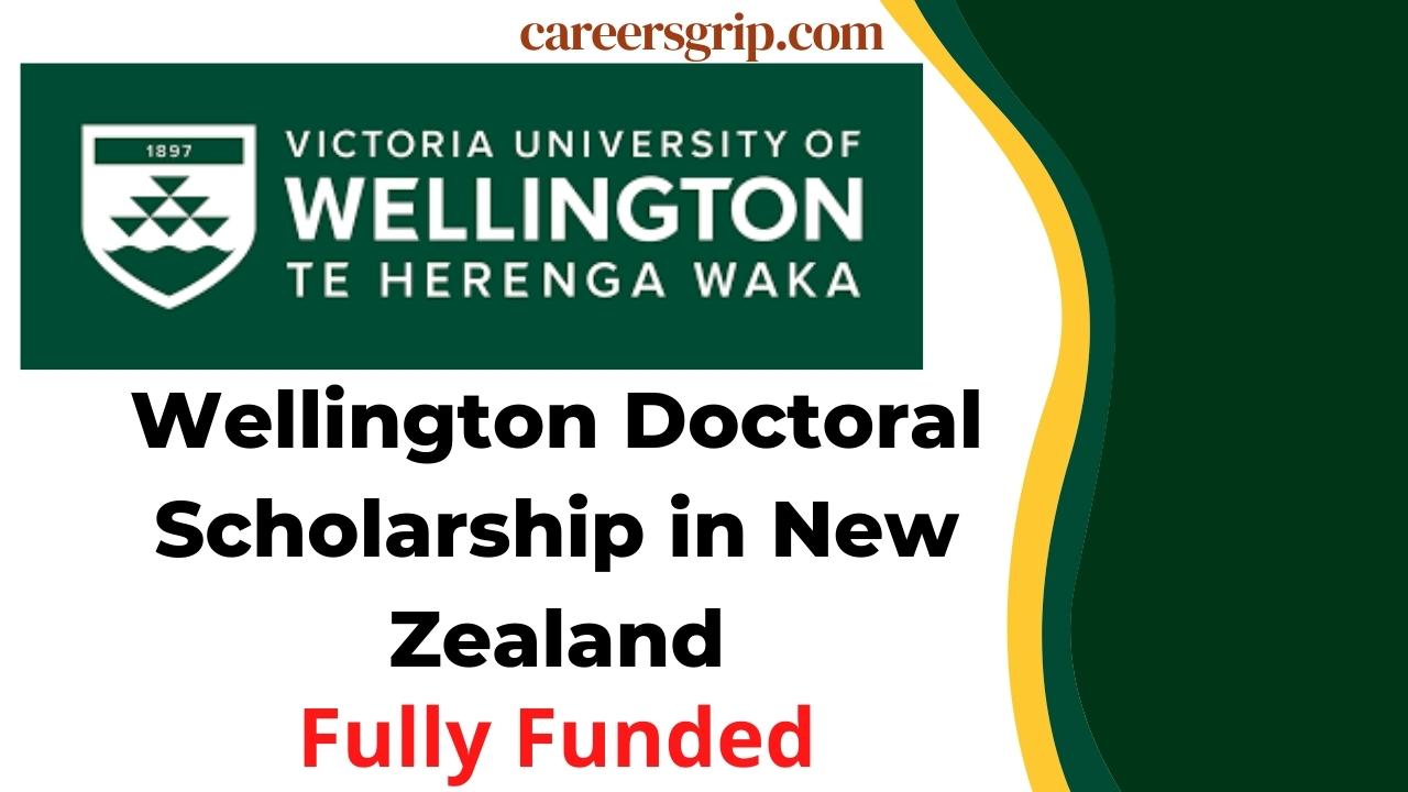 Wellington doctoral scholarship s3 2 CllRc