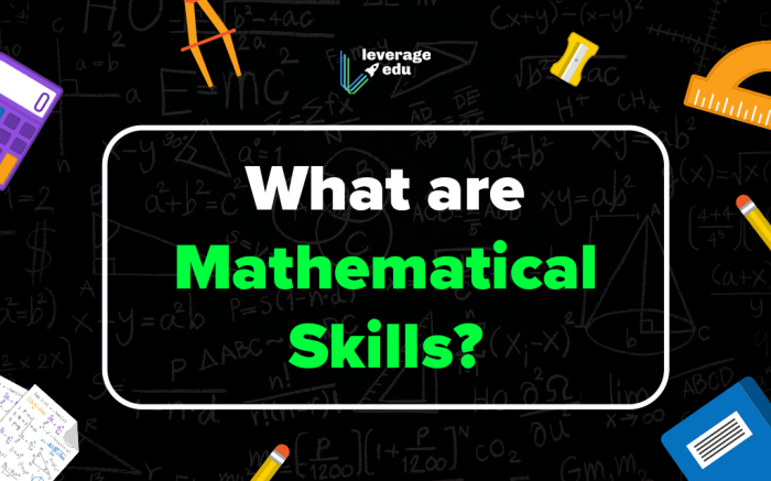 Keterampilan matematika