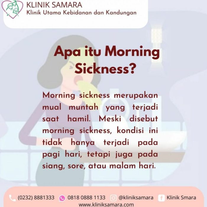 Morning sickness artinya dalam bahasa indonesia