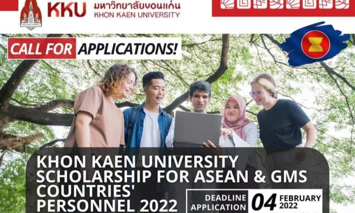 Khon kaen university scholarship s2 1