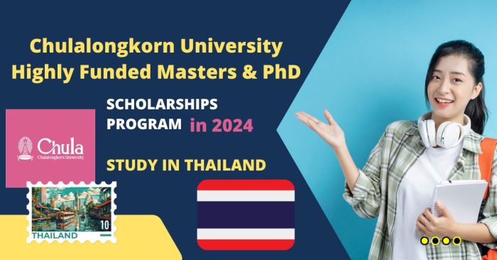 Beasiswa s2 dan s3 di chulalangkorn university thailand 2