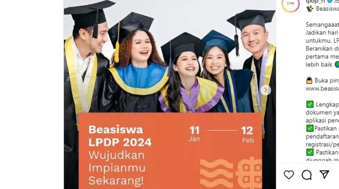 Beasiswa s2 dan s3 untuk pns tni polri dari lpdp