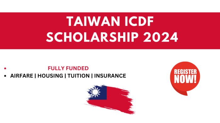 Beasiswa s1 s2 dan s3 dari icdf di taiwan