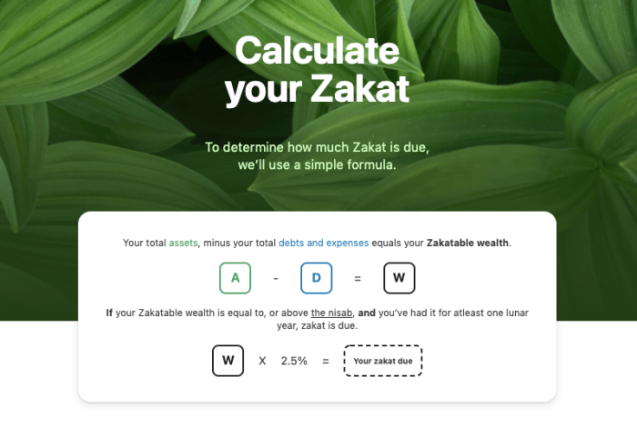 Zakat calculate calculator should table hidaya simple calculating following help which may