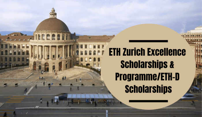 Scholarship excellence students international switzerland eth funded fully degree master